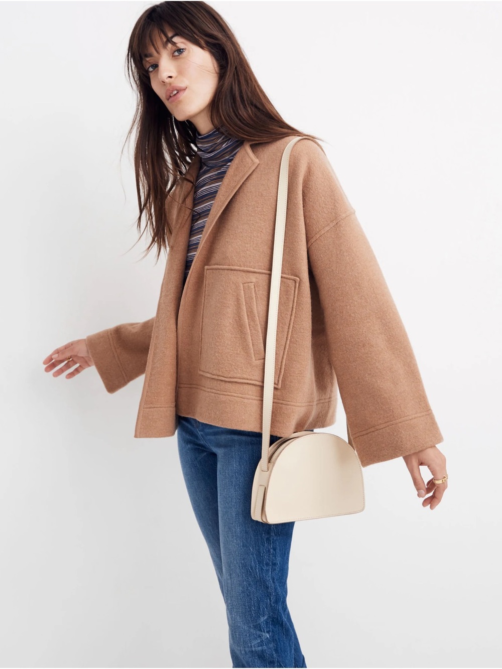 100% Wool Madewell Sweater Jacket